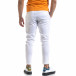 Ανδρικό λευκό παντελόνι Open 9119 tr110320-121 3