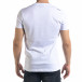 Ανδρική λευκή κοντομάνικη μπλούζα SAW tr110320-7 3