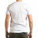 Ανδρική λευκή κοντομάνικη μπλούζα BK tsf190219-73 3