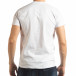 Ανδρική λευκή κοντομάνικη μπλούζα Sound tsf190219-69 3