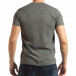 Ανδρική γκρι κοντομάνικη μπλούζα Denim Company tsf190219-84 3