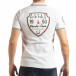 Ανδρική λευκή κοντομάνικη polo shirt Royal cup tsf190219-91 3